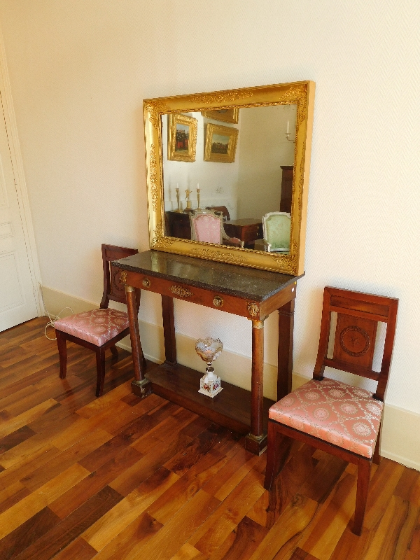 Empire mirror, gilt wood frame, early 19th century