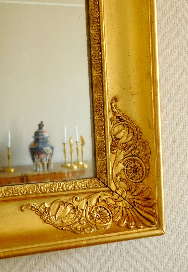 Empire mirror, gilt wood frame, early 19th century - 67.5cm x 85.5cm