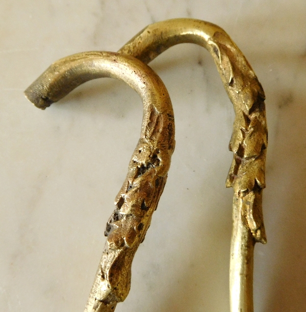 Miroir psyché en acajou et bronze doré, glace au mercure, époque Consulat - Retour d'Egypte