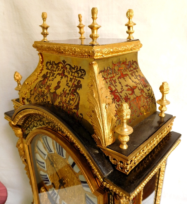 Louis XIV clock, Boulle marquetry, early 18th century