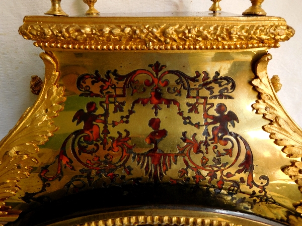 Louis XIV clock, Boulle marquetry, early 18th century