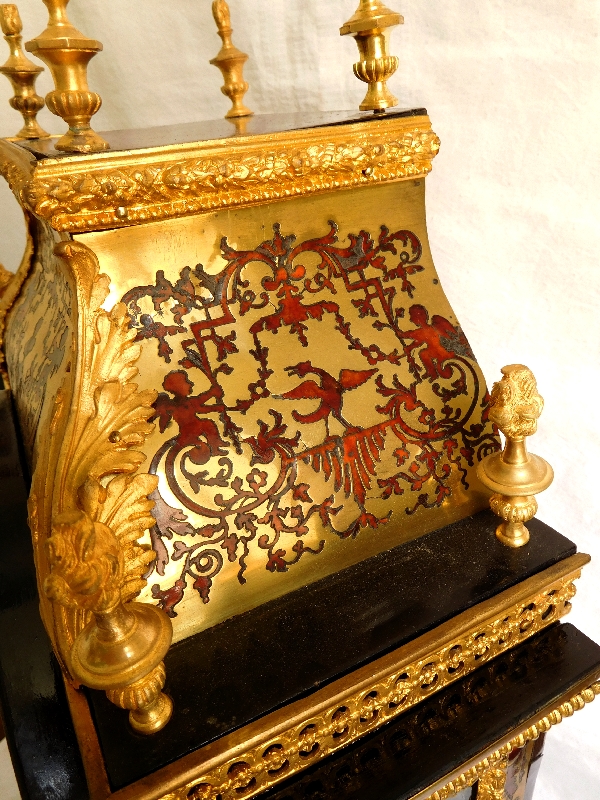 Louis XIV clock, Boulle marquetry, early 18th century