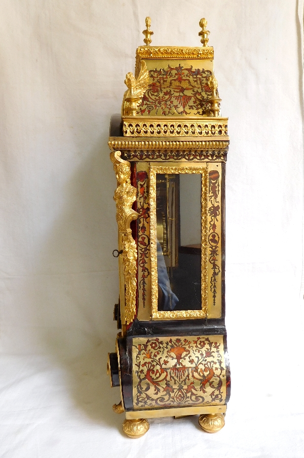 Louis XIV clock, Boulle marquetry, early 18th century