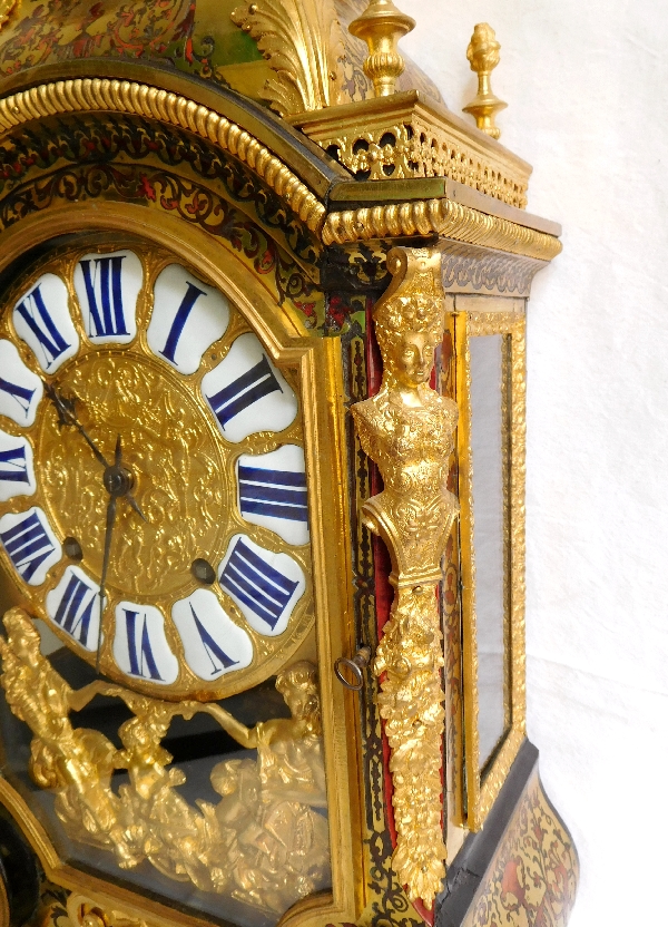 Louis XIV clock, Boulle marquetry, early 18th century