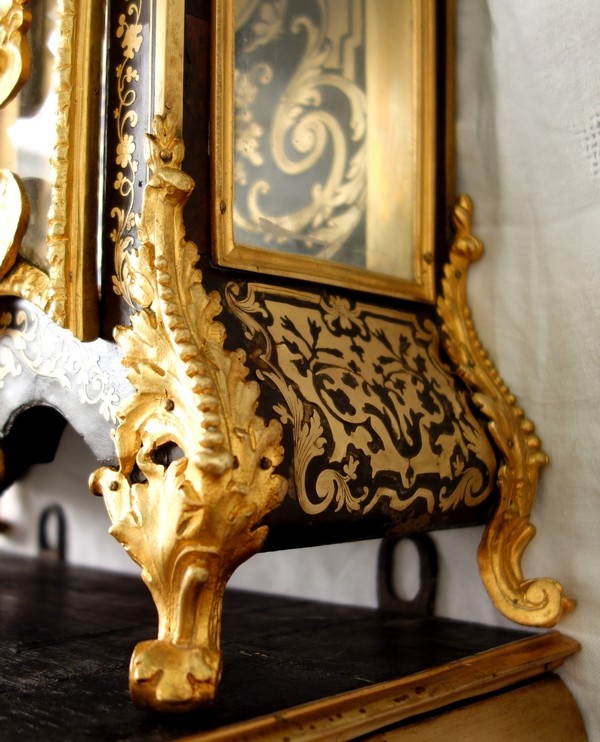 Louis XIV Boulle marquetry cartel clock, early 18th century signed Jean Varin