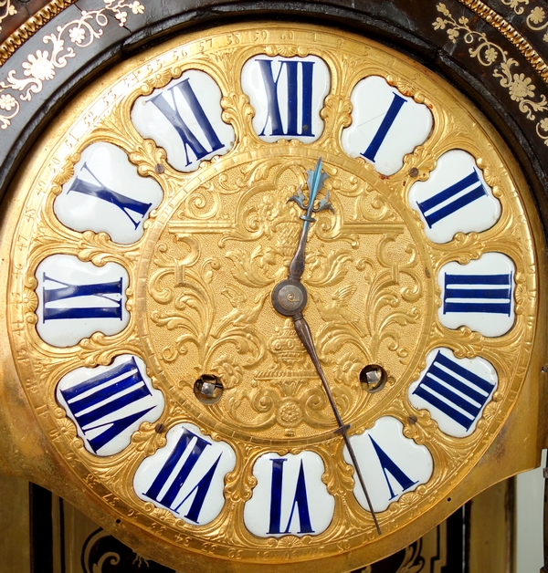 Louis XIV Boulle marquetry cartel clock, early 18th century signed Jean Varin
