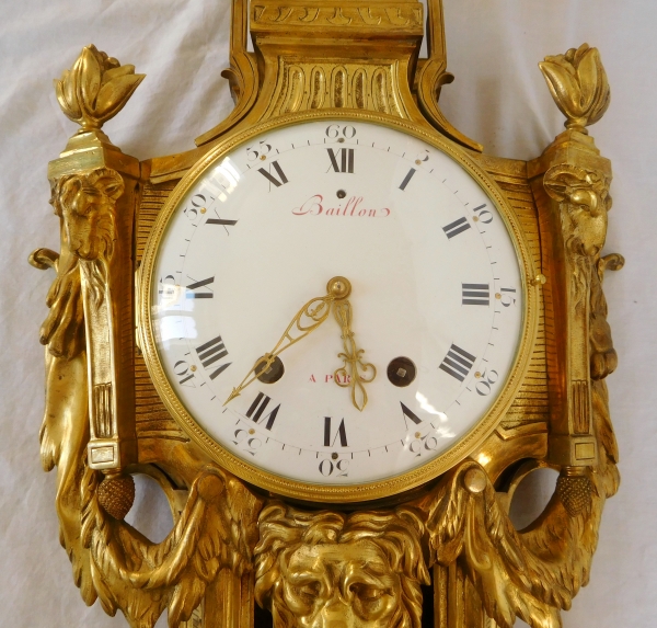 Louis XVI ormolu decorative clock after JC Delafosse, 18th century circa 1770
