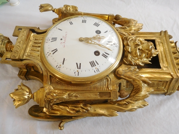 Louis XVI ormolu decorative clock after JC Delafosse, 18th century circa 1770