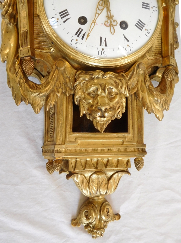 Louis XVI ormolu decorative clock after JC Delafosse, 18th century circa 1770