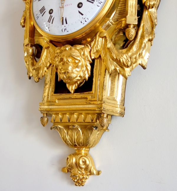 Louis XVI ormolu decorative clock after JC Delafosse - circa 1780