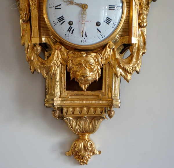 Louis XVI ormolu decorative clock after JC Delafosse - circa 1780