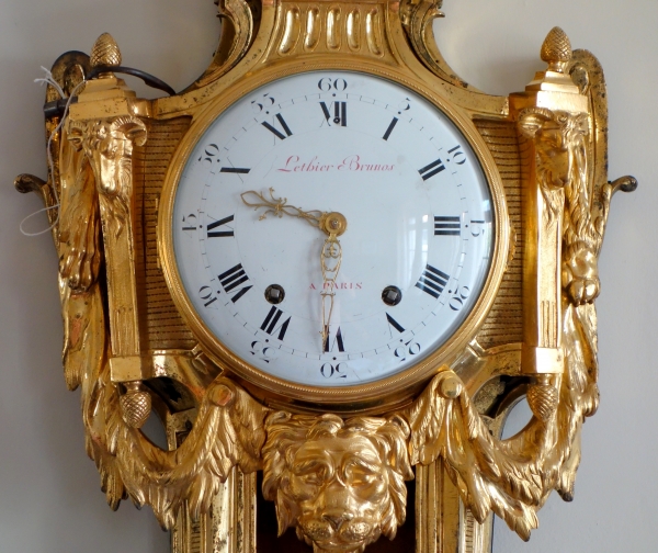 Louis XVI ormolu decorative clock after JC Delafosse - circa 1780