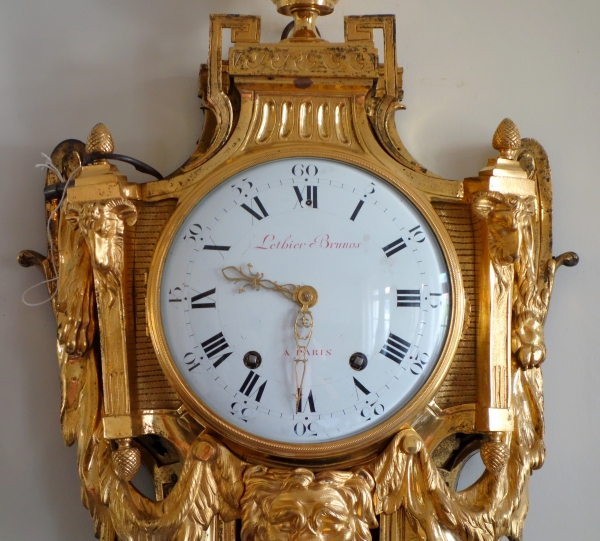 Louis XVI ormolu decorative clock after JC Delafosse - circa 1780