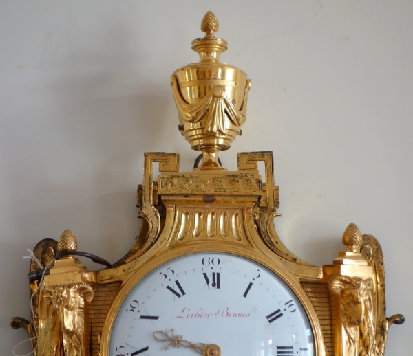 Louis XVI ormolu decorative clock after JC Delafosse - circa 1780