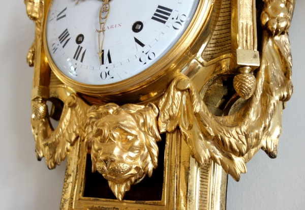 Louis XVI ormolu decorative clock after JC Delafosse - circa 1780