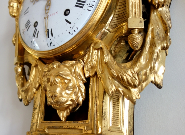 Louis XVI ormolu decorative clock after JC Delafosse - circa 1780