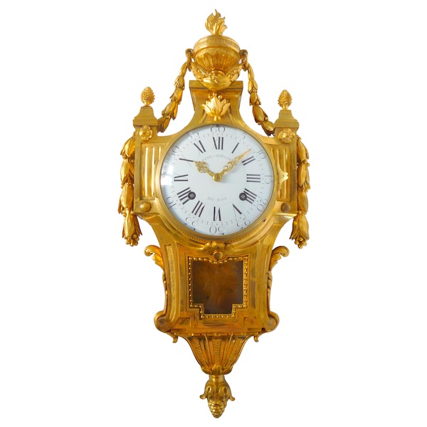 18th century ormolu decorative clock signed Lepine & Osmond - Louis XVI production