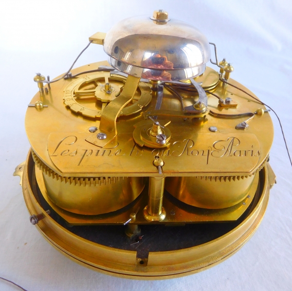 18th century ormolu decorative clock signed Lepine & Osmond - Louis XVI production