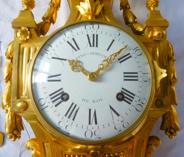 18th century ormolu decorative clock signed Lepine & Osmond - Louis XVI production