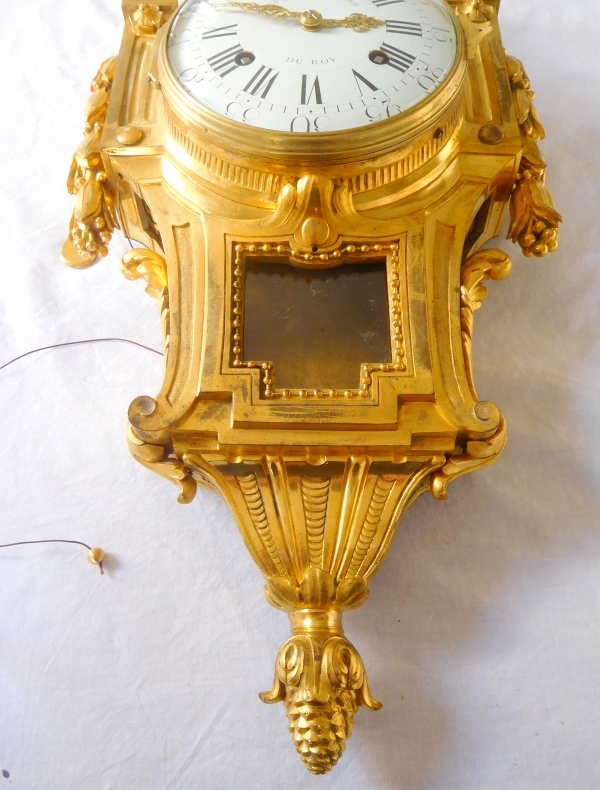 18th century ormolu decorative clock signed Lepine & Osmond - Louis XVI production