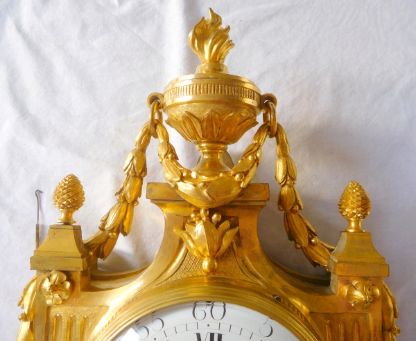 18th century ormolu decorative clock signed Lepine & Osmond - Louis XVI production