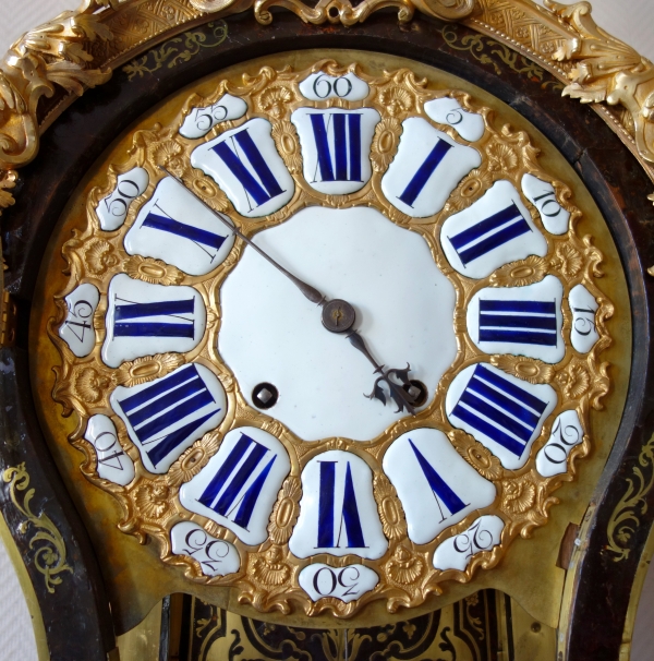 Regence marquetry cartel clock, Josué Panier - Paris, early 18th century circa 1745