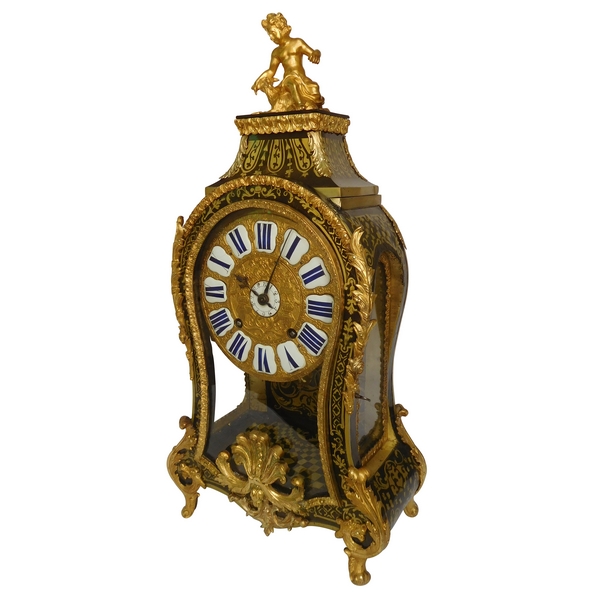 Regence marquetry cartel clock, Le Doux - Paris, early 18th century circa 1730