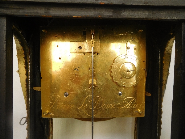 Regence marquetry cartel clock, Le Doux - Paris, early 18th century circa 1730