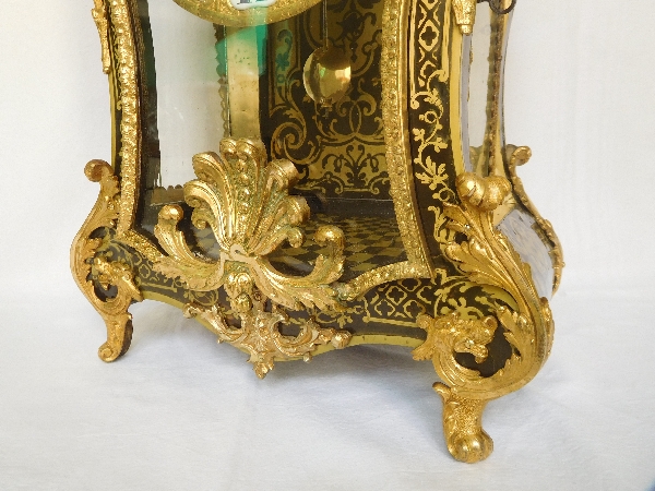 Regence marquetry cartel clock, Le Doux - Paris, early 18th century circa 1730