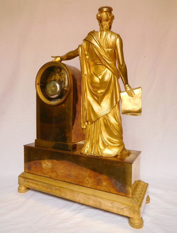 Tall Empire clock by Lesieur and Thomire - 19th century circa 1820