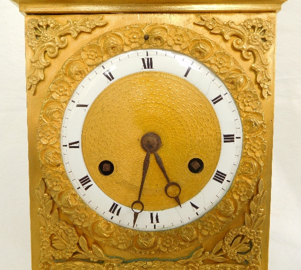 Empire ormolu clock, allegory of science and astronomy, early 19th century