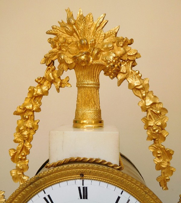 18th century French ormolu and marble clock - circa 1795-1800