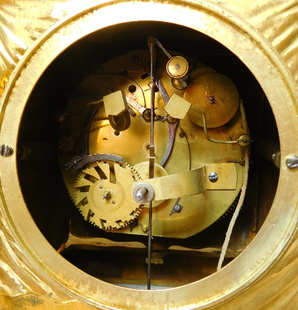 Empire ormolu clock - The Reader, after Reiche by Claude Galle & Grand Girard