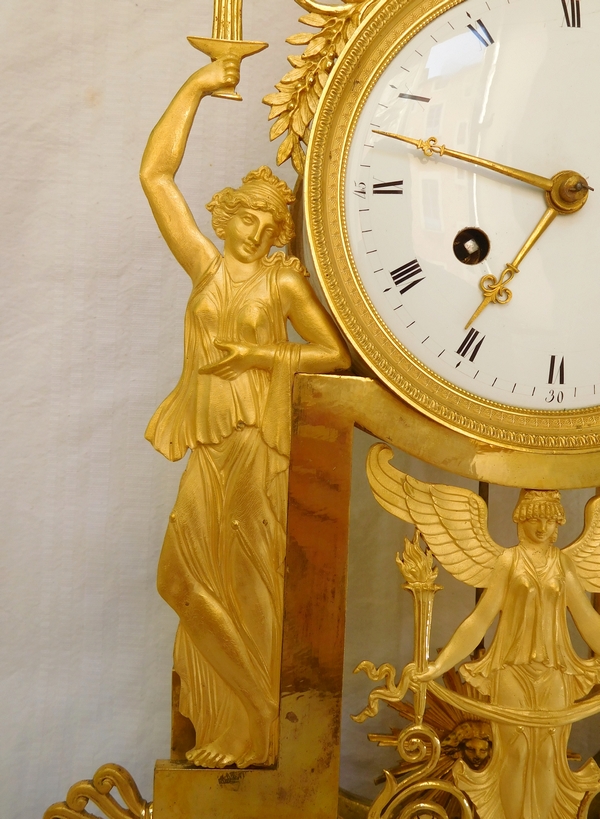 Empire ormolu clock - The Fountain of Youth, early 18th century circa 1800-1805