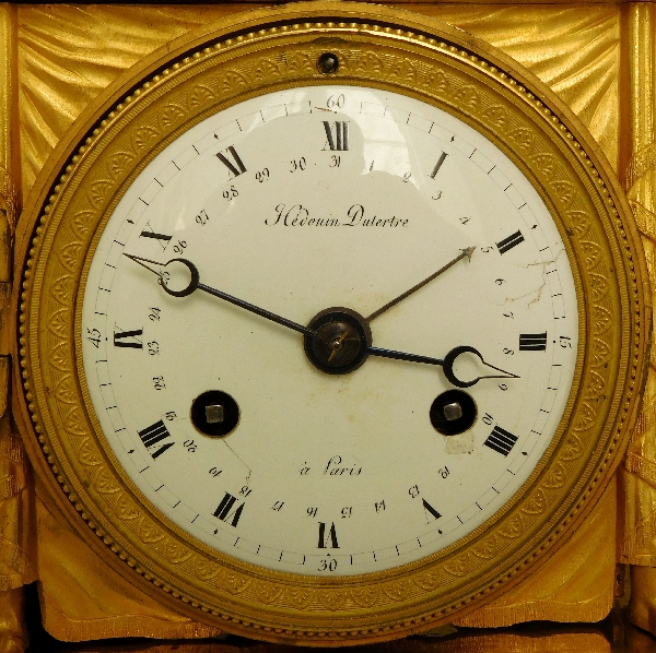 Empire ormolu clock : the astronomy lesson, after Reiche by Claude Galle, early 19th century