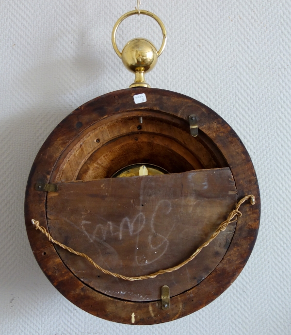 Rare Empire mahogany and ormolu decorative clock, early 19th century