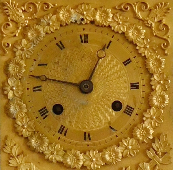 Empire ormolu clock - Judgement of Paris / golden apple myth