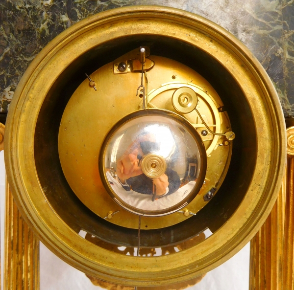 Empire ormolu and green marble clock, early 19th century circa 1800 - Chopin à Paris