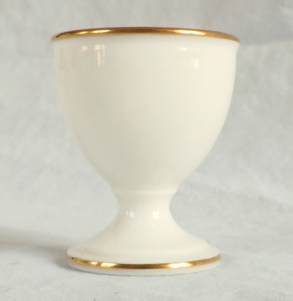 Nast : set of 6 Empire Paris porcelain egg cups - early 19th century