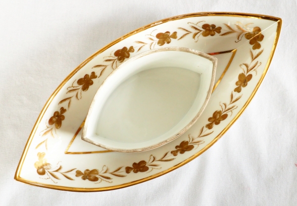 Paris porcelain butter dish in the taste of Locre Manufacture - late 18th century