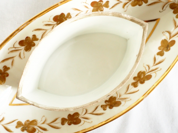Paris porcelain butter dish in the taste of Locre Manufacture - late 18th century
