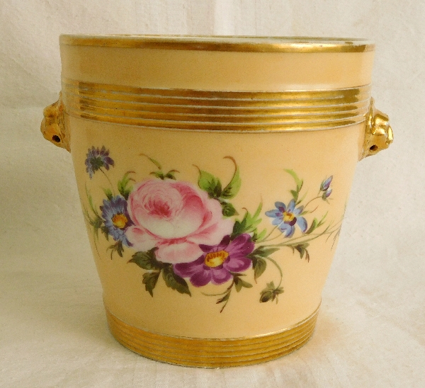 Paris porcelain Planter, French Restoration period, early 19th century