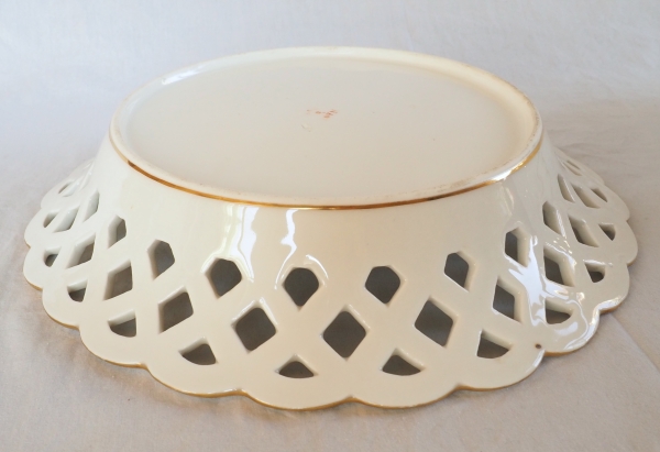Nast : Empire Paris porcelain reticulated cup - early 19th century