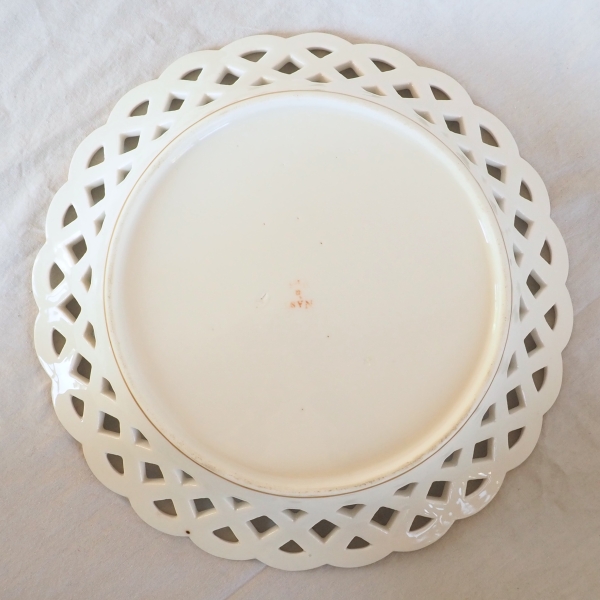 Nast : Empire Paris porcelain reticulated cup - early 19th century