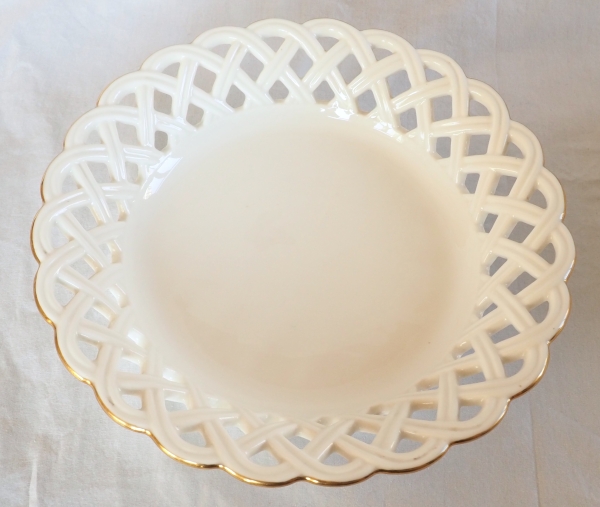Nast : Empire Paris porcelain reticulated cup - early 19th century