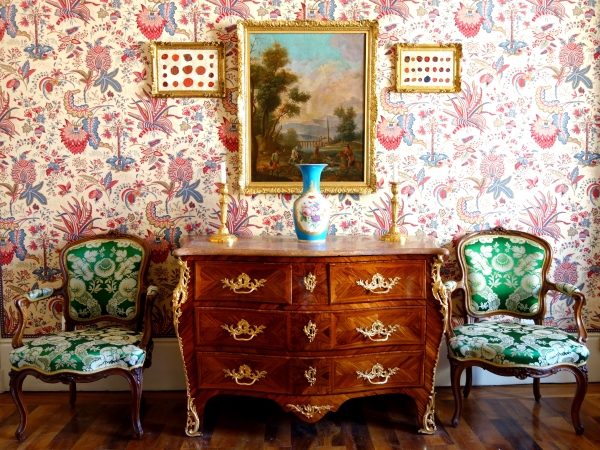 Grand vase d'ornement en porcelaine turquoise & or dans le goût de Sèvres, époque Napoléon III