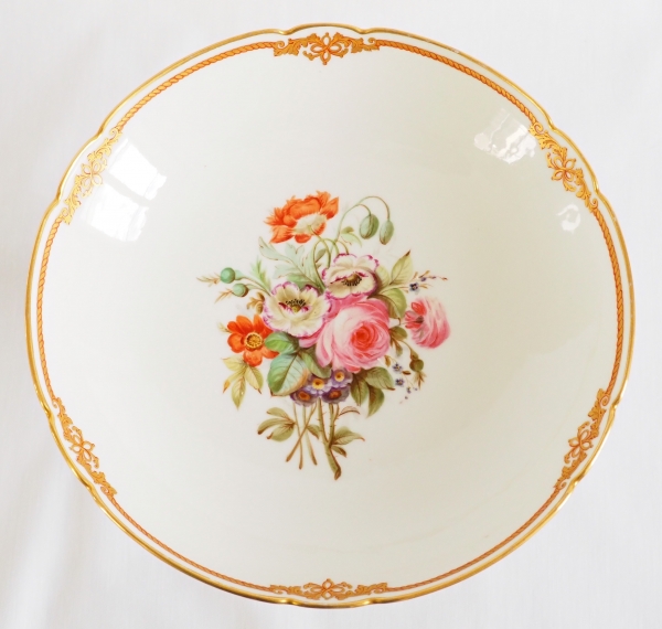 Large Paris porcelain fruit bowl - Lahoche & Pannier - l'Escalier de Cristal