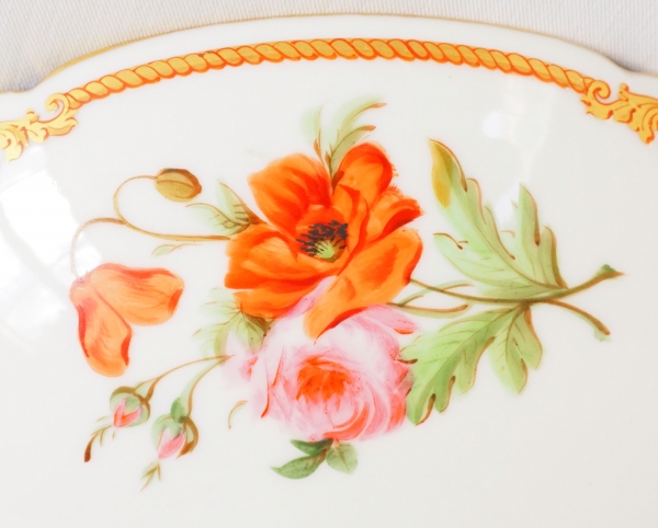 Large Paris porcelain fruit bowl - Lahoche & Pannier - l'Escalier de Cristal