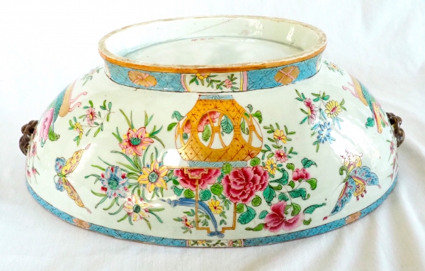 Large East India Company porcelain bowl - Samson - 19th century