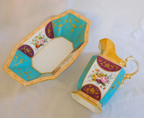 Jacob Petit - Paris porcelain hand washing set - mid 19th century